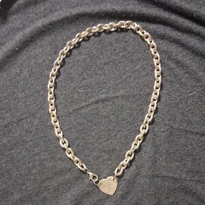 Elegant Silver Heart Pendant Necklace